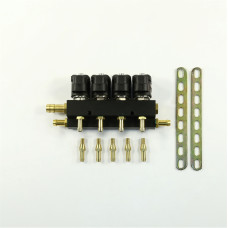 Рейка 4 цил. POLETRON тип F-3.6 (тип 30 со штуцерами) с подогревом