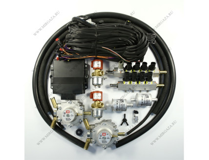 Комплект 8 цил BRC Plug&DrivePlus 2*1500 MB тип SUPER MAX (200-240kW)