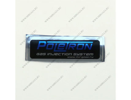 Наклейка Poletron 100X40